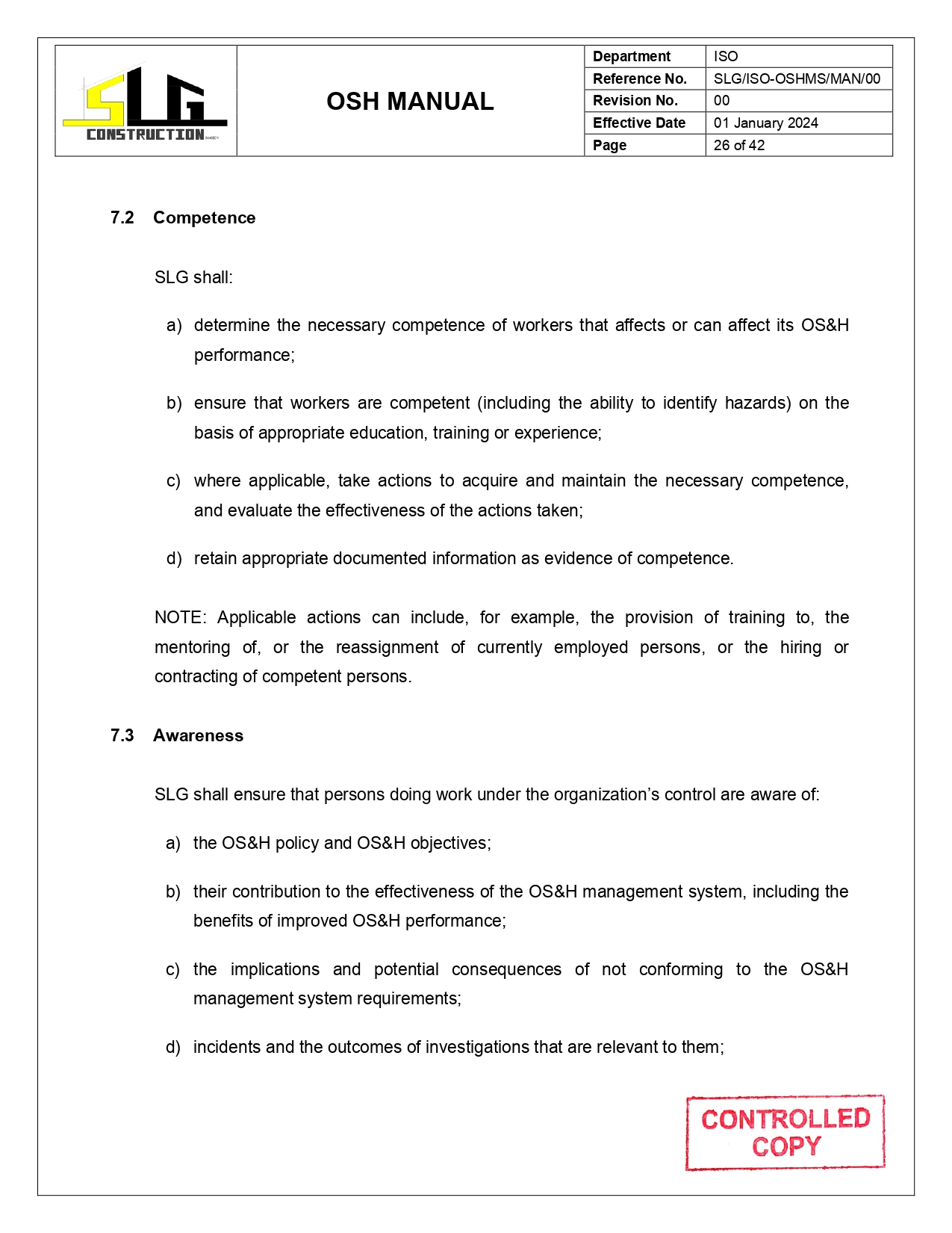 OSH Manual Page 28